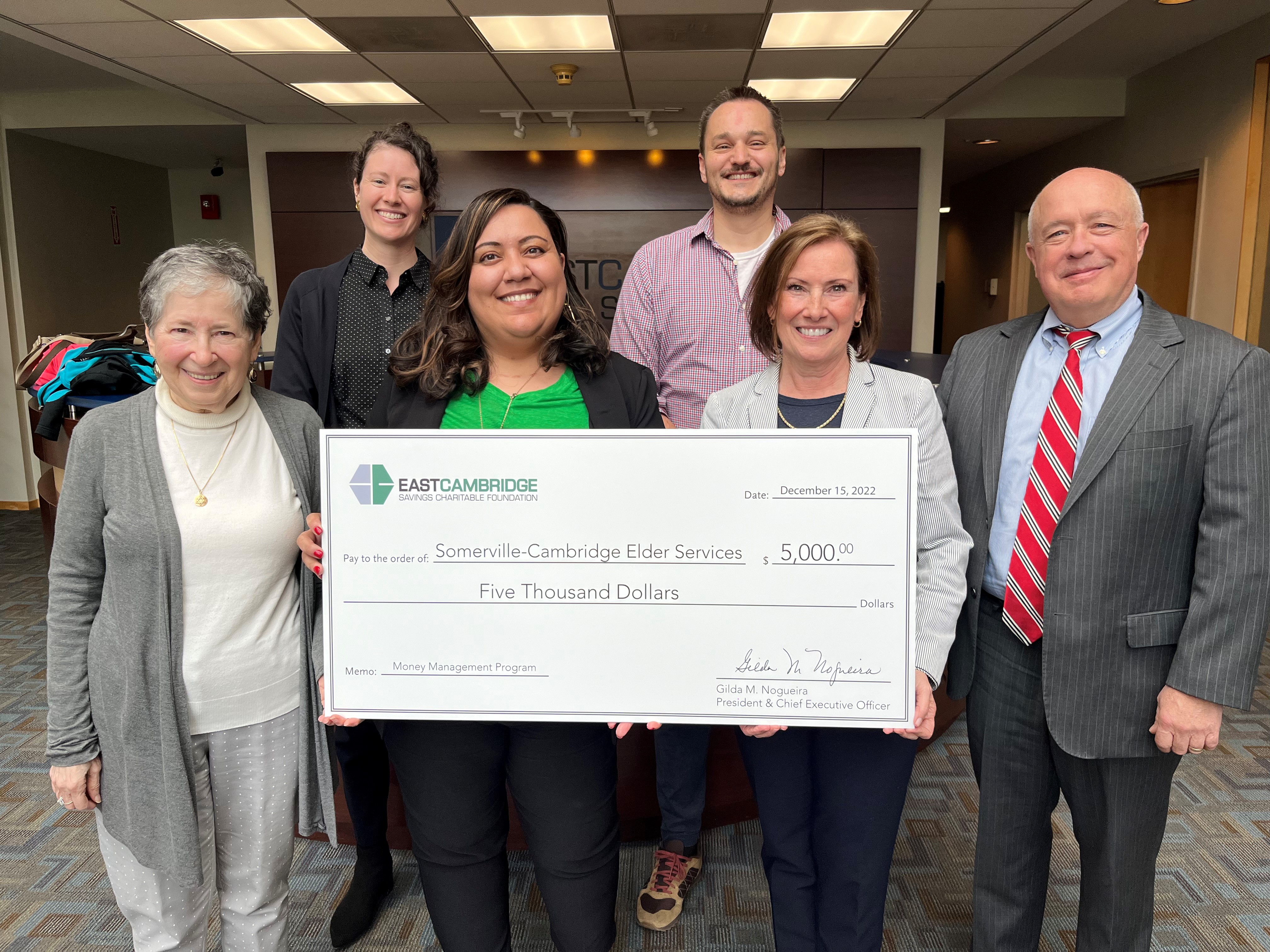 Donation to Neville Center