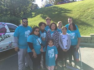 Photo of employees at the ALS/MS walk.