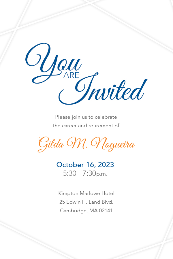 Gilda's Retirement Celebration Invite